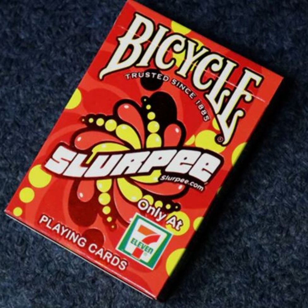 Bicycle Slurpee 7 Eleven Playing Cards Red Foil Made In USA